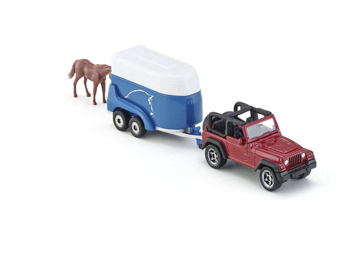 toy horsebox and jeep