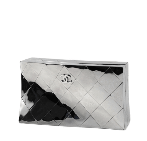 Chanel Twisted Mirror Runway Bag in Silver