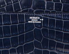 Crocodile Niloticus Shiny Hermes Bag