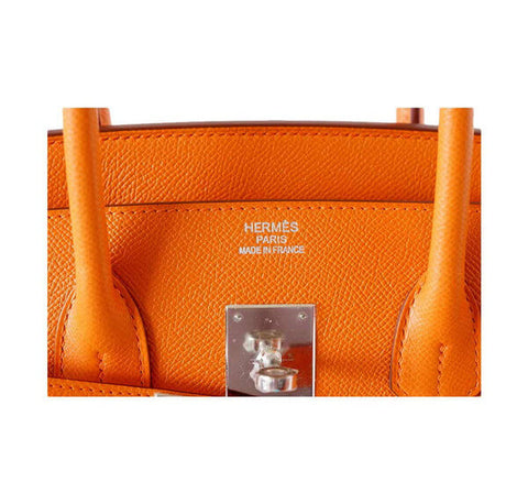 Hermes Birkin 35 H Orange PHW