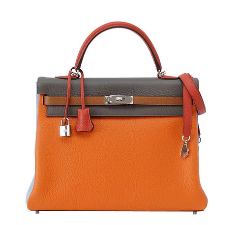 Hermes Kelly 35 Supple Arlequin Limited Edition