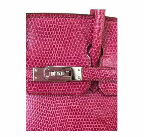 Hermes Birkin 25 Fuchsia Lizard