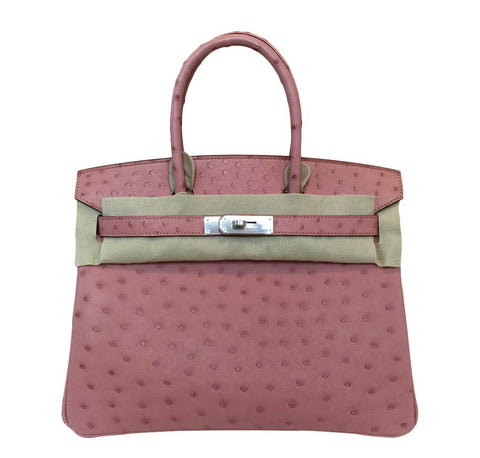 Baghunter's Bags of the Week: Ostrich Skin Hermès Birkins