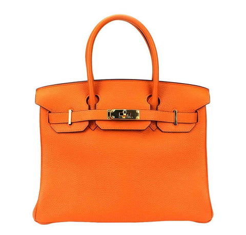 birkin bag orange