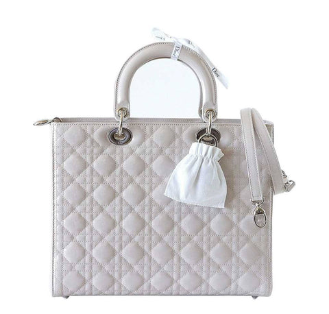 lady dior pearl grey