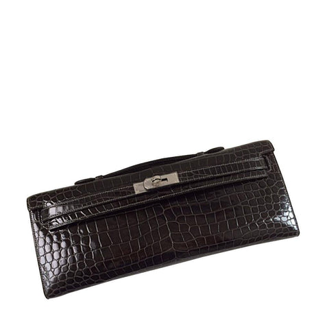 hermes kelly cut black