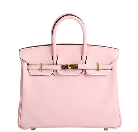 small pink hermes bag