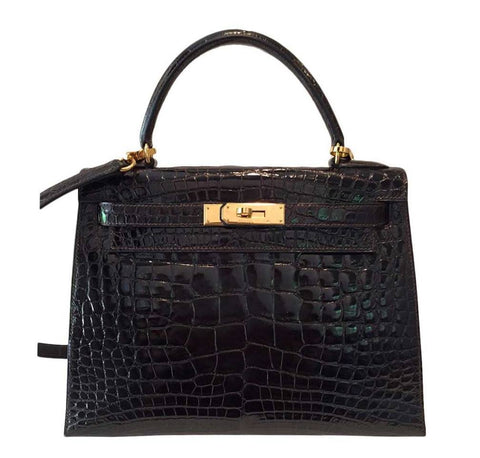 Hermès Kelly 28 Sellier Alligator - Classic Must Have! | Baghunter