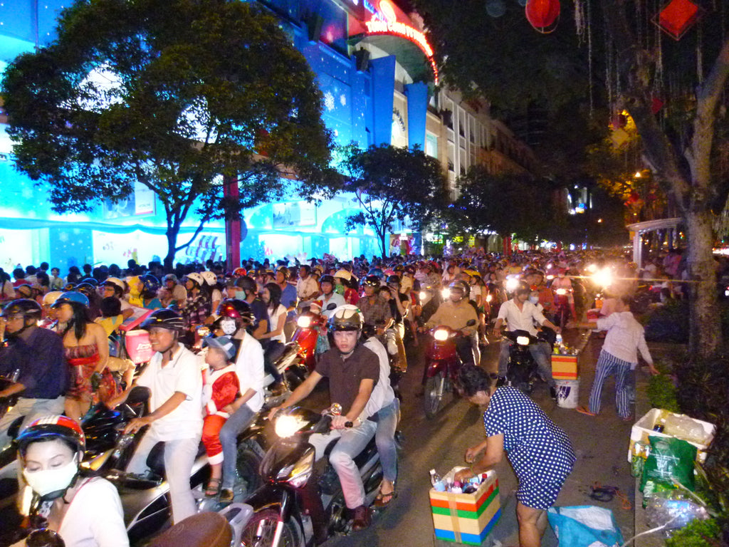 Ho Chi Minh City Saigon motorbikes