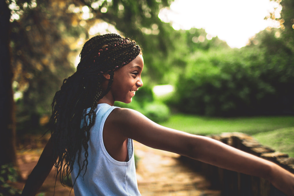 Girl at park