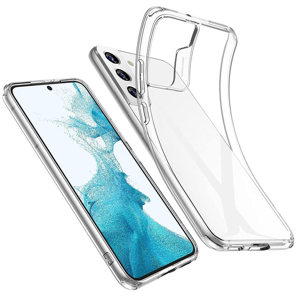 Crystal Clear Transparent Yellowing-Resistant Shockproof TPU Back Case For Samsung Galaxy S22 Plus