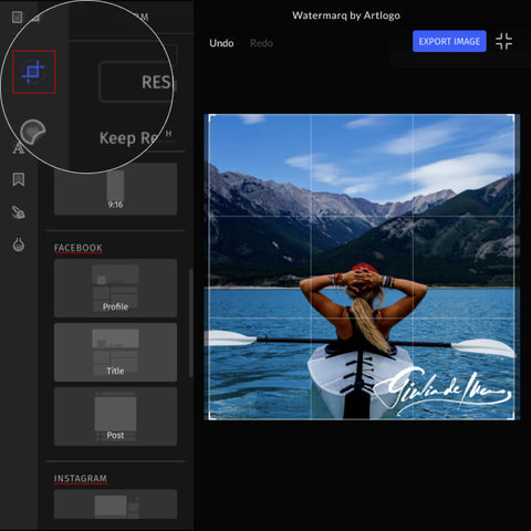Resize your photo for your social media