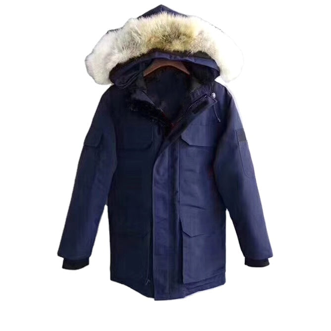 Original Logo E08 Winter Coat Parka Free Shipping Canada Mens Hooded Goose Down Male Parka Jacket Down Coat
