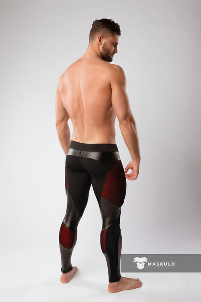 Armored. Color-Under. Men's Leggings. Zipped rear