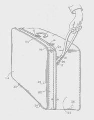 Original rolling suitcase sketch