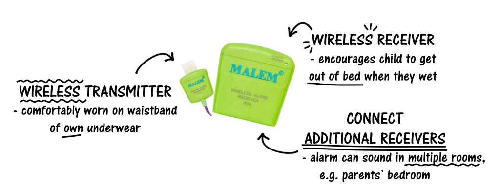 The best bedwetting alarm for lazy children