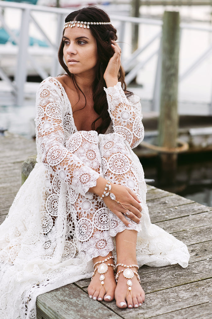 Wedding on a dock