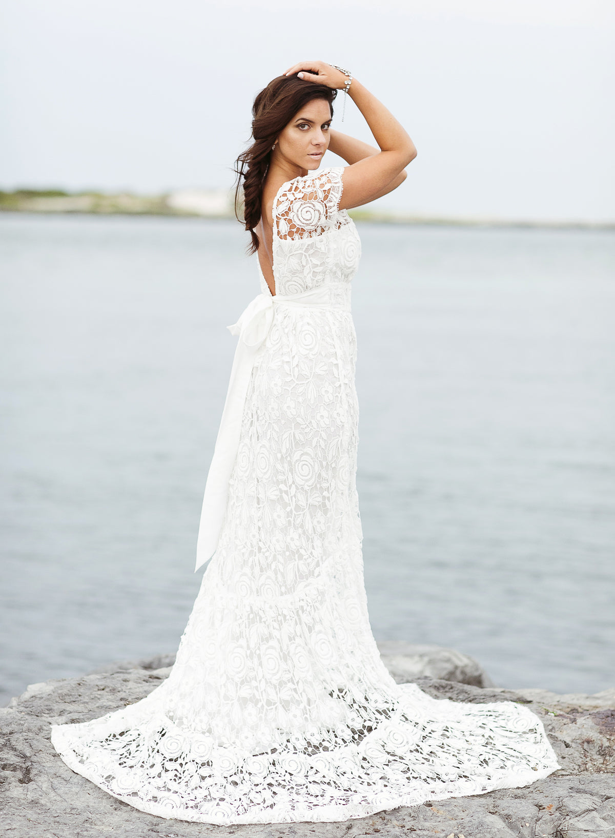 Bride on the beach