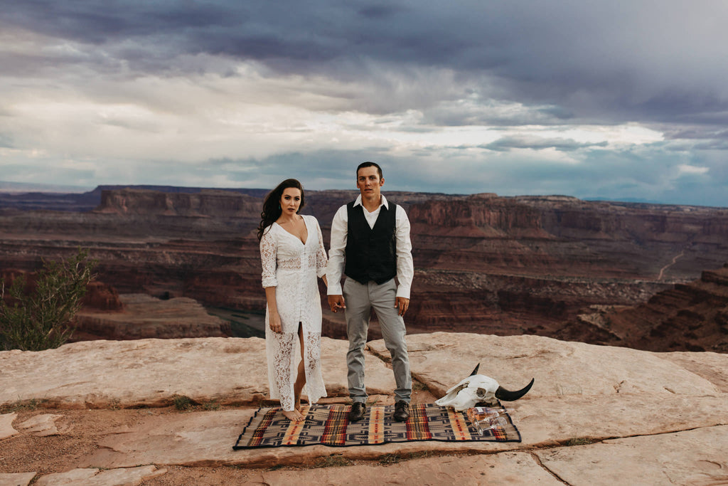 Canyonland Engagement Photo