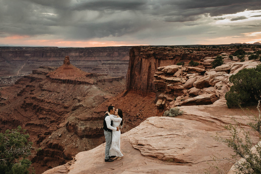 Canyonland Engagement Photo