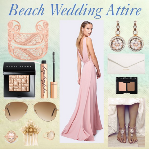 Beach wedding attire for guests