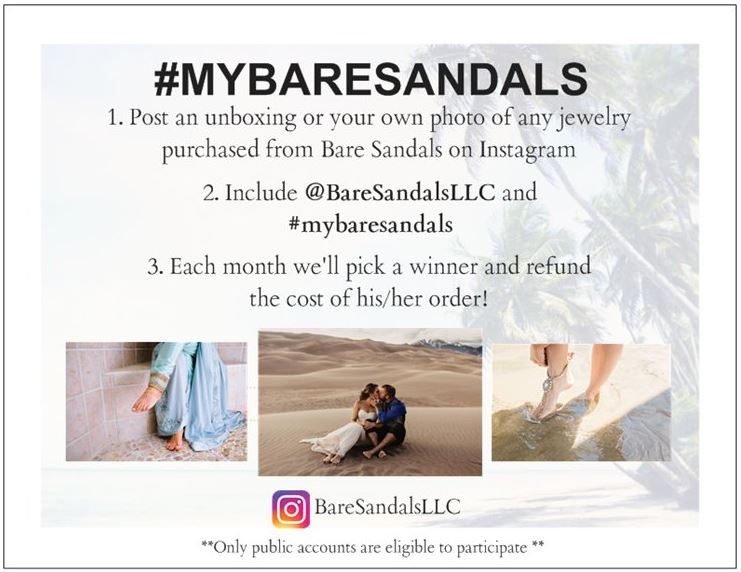 Free order from Bare Sandals 