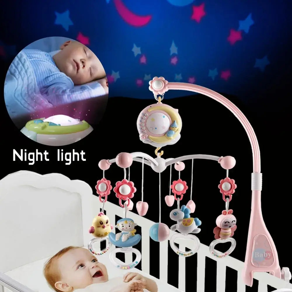 aanval Bedenken Afleiden Starlight Rotatable Baby Crib Mobile with Musical Projector – TheToddly