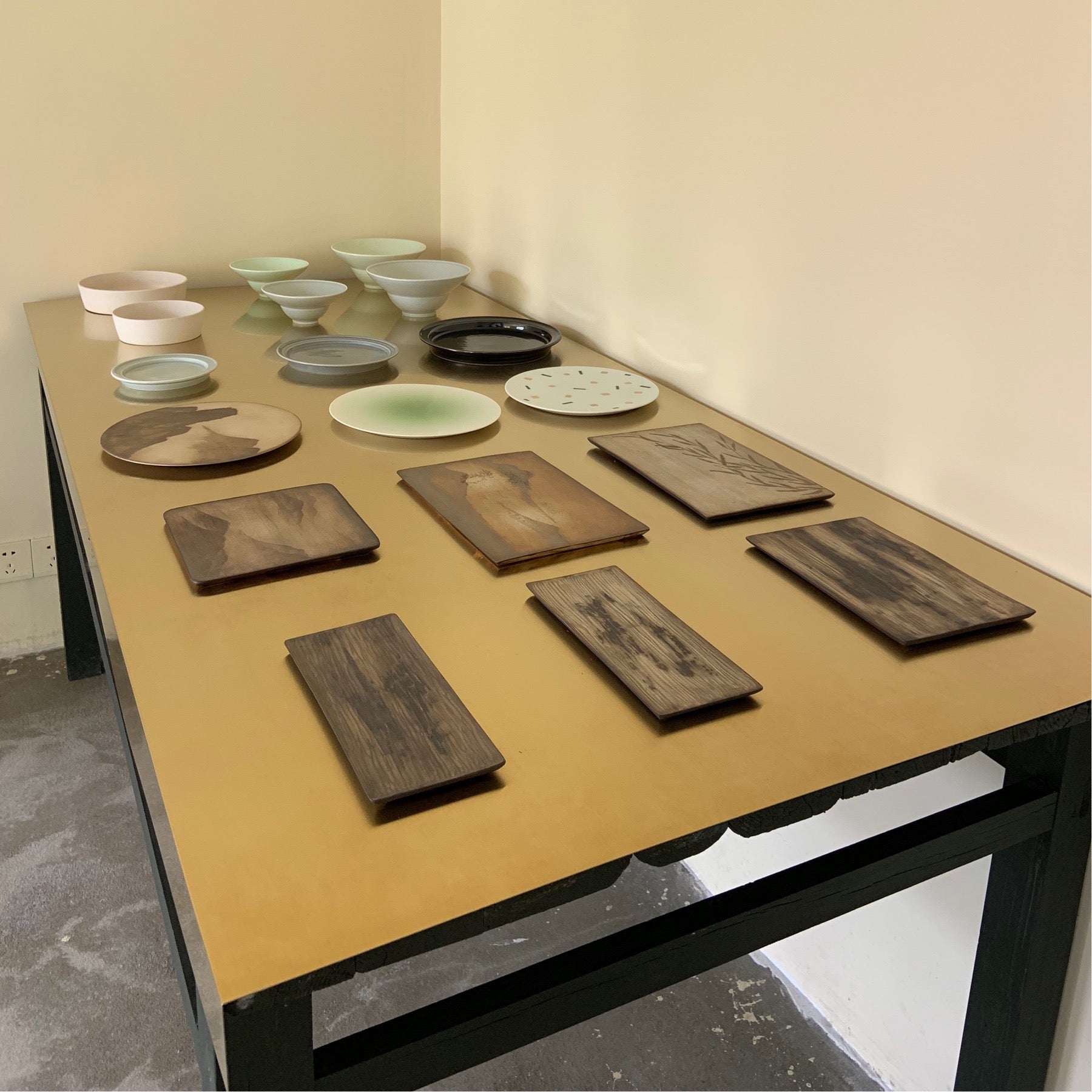 collection of tea trays teatrays from Jingdezhen