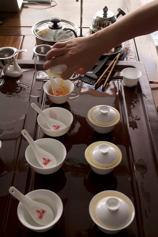 Wuyi Rock tea tasting