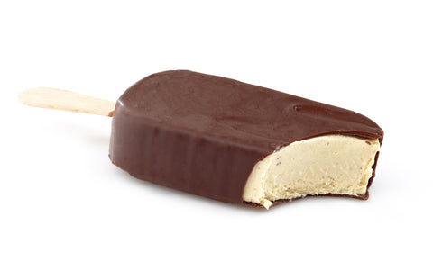 chocolate covered ice cream bar