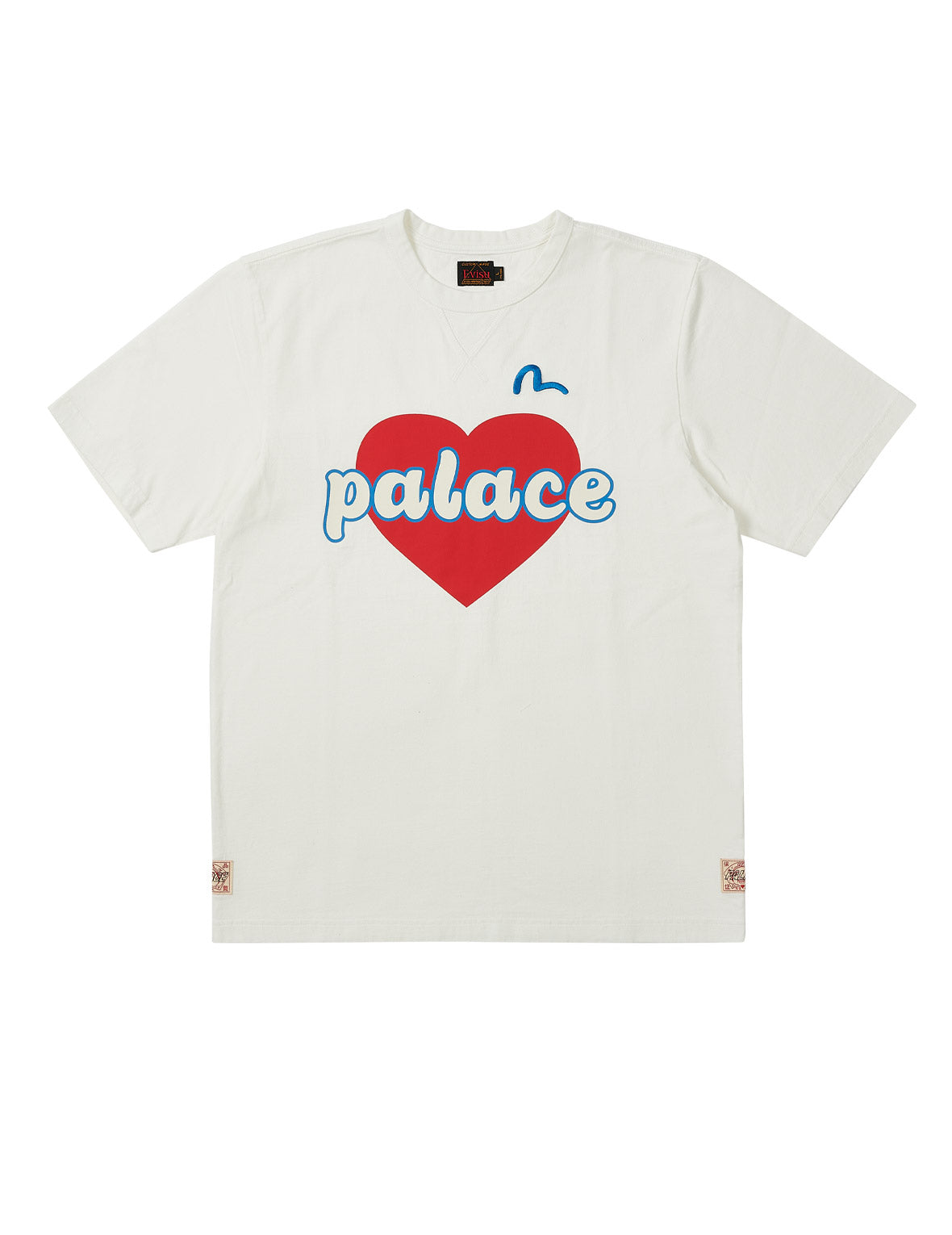 PALACE EVISU Heart-Print T-Shirt