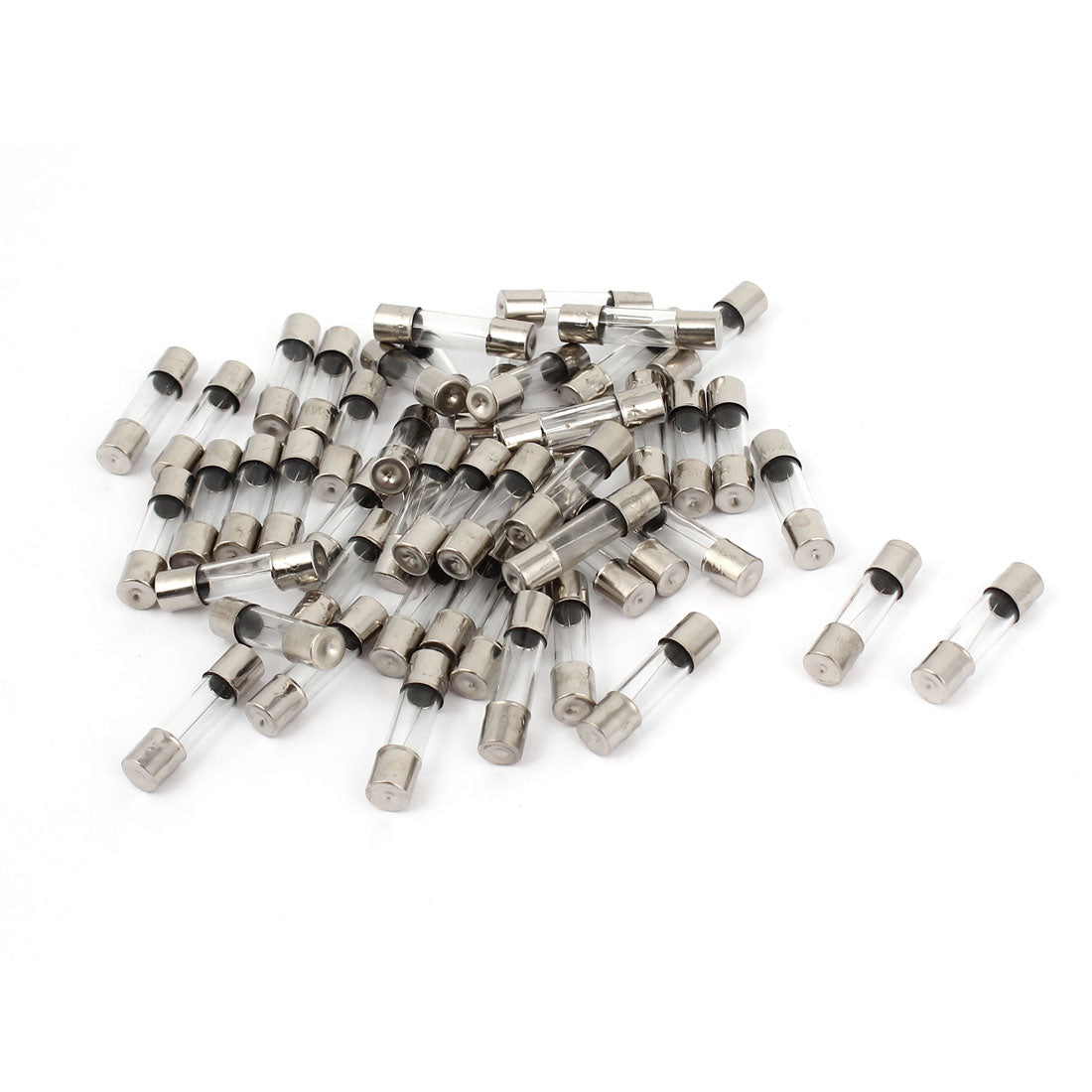 100 Pcs New Fast Blow Type Glass Tube Fuses 6x30mm 250V 12A with tracked NO. 