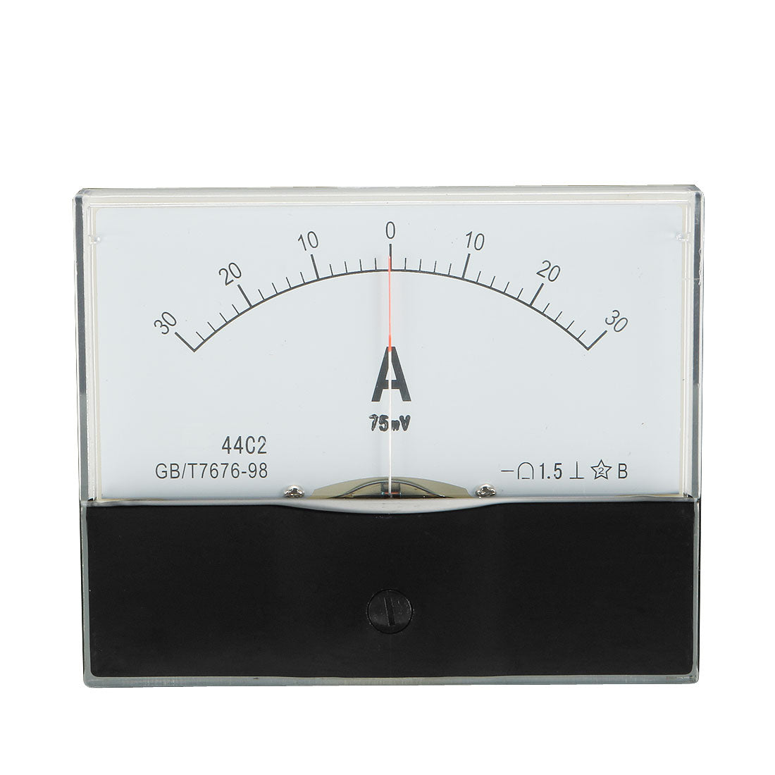 US Stock DC 200uA Class 1.5 Accuracy Analog Amperemeter Panel Meter Gauge 44C2 