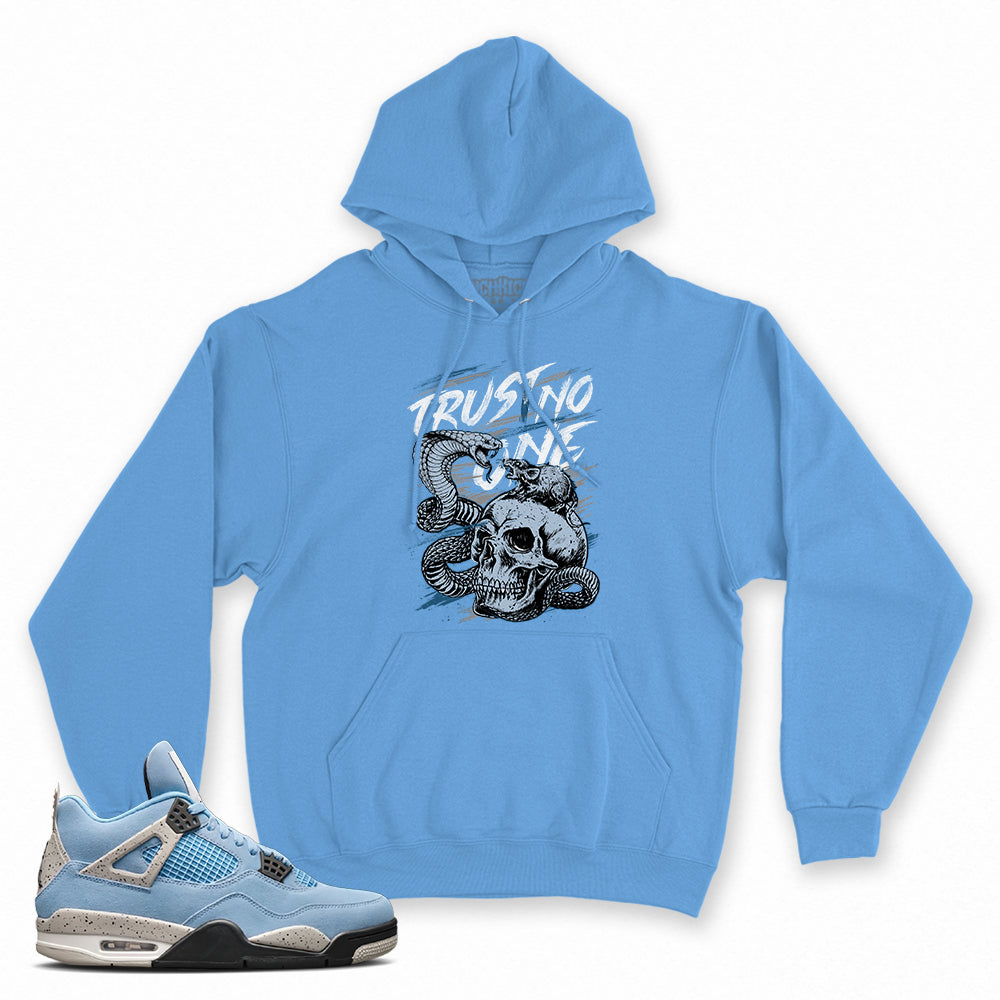 jordan 4 university blue hoodie