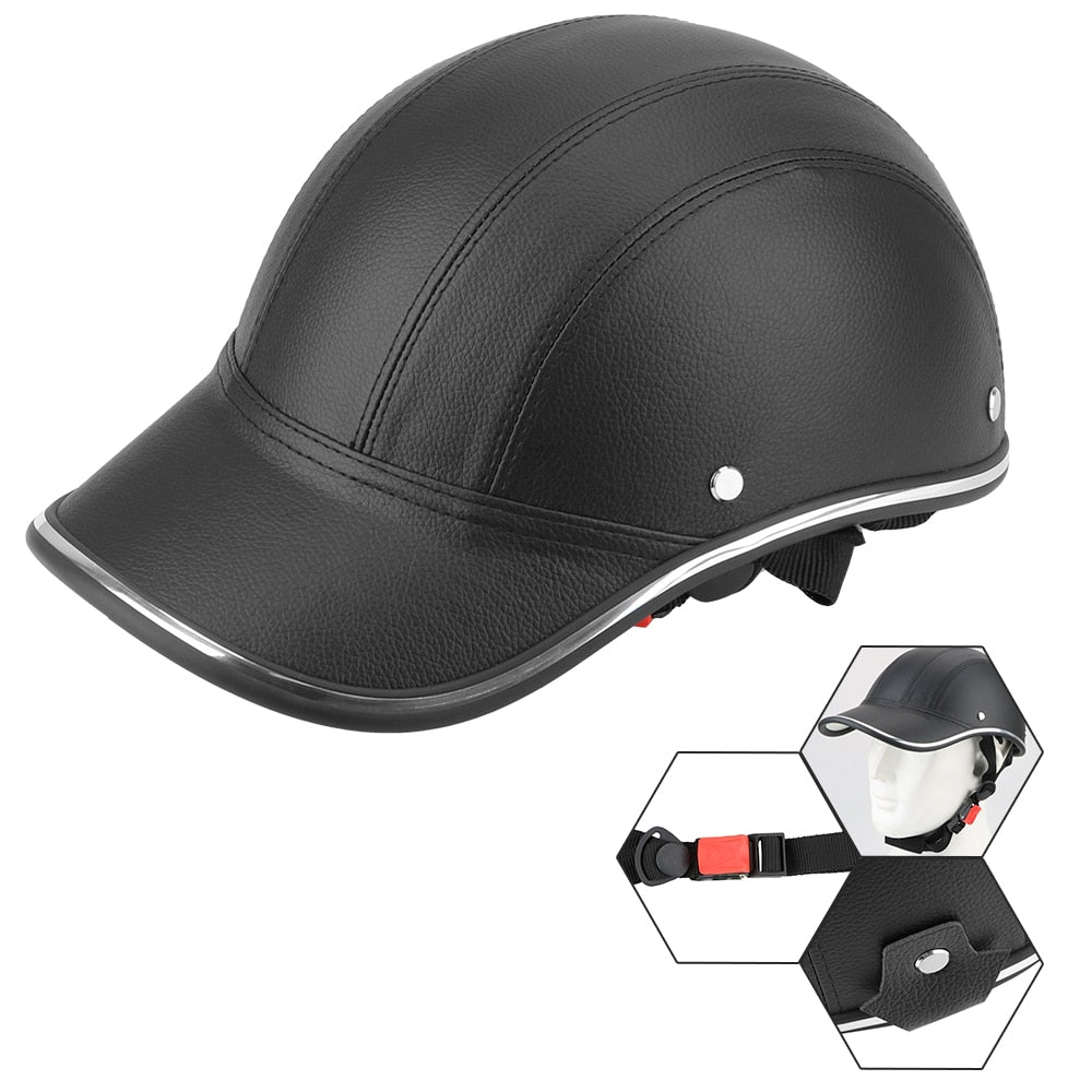 Motorcycle Helmet Bike Bicycle Baseball Cap Helmet Half Helmet for Men S7N6 