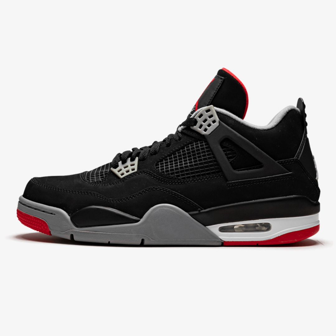 retro 4 black grey red