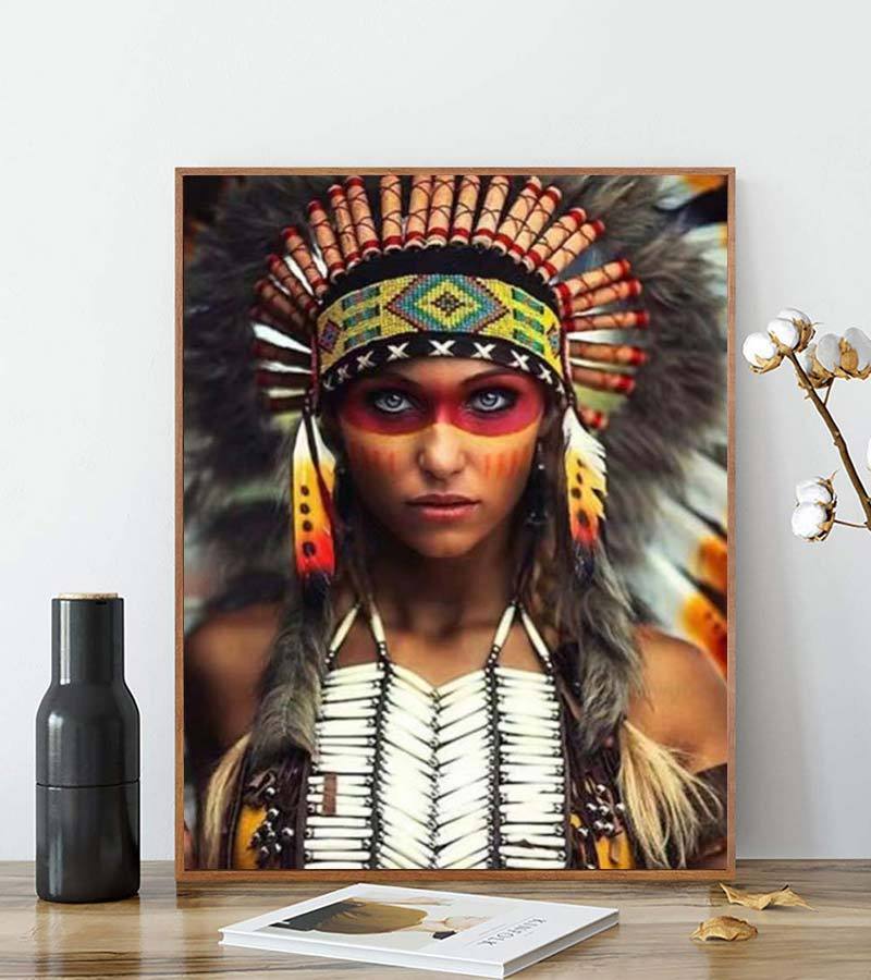 native indian women paintings