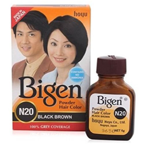 Bigen Hair Color Powder - Black Brown (No. 20), 1Pc – Daily Needs Gurugram