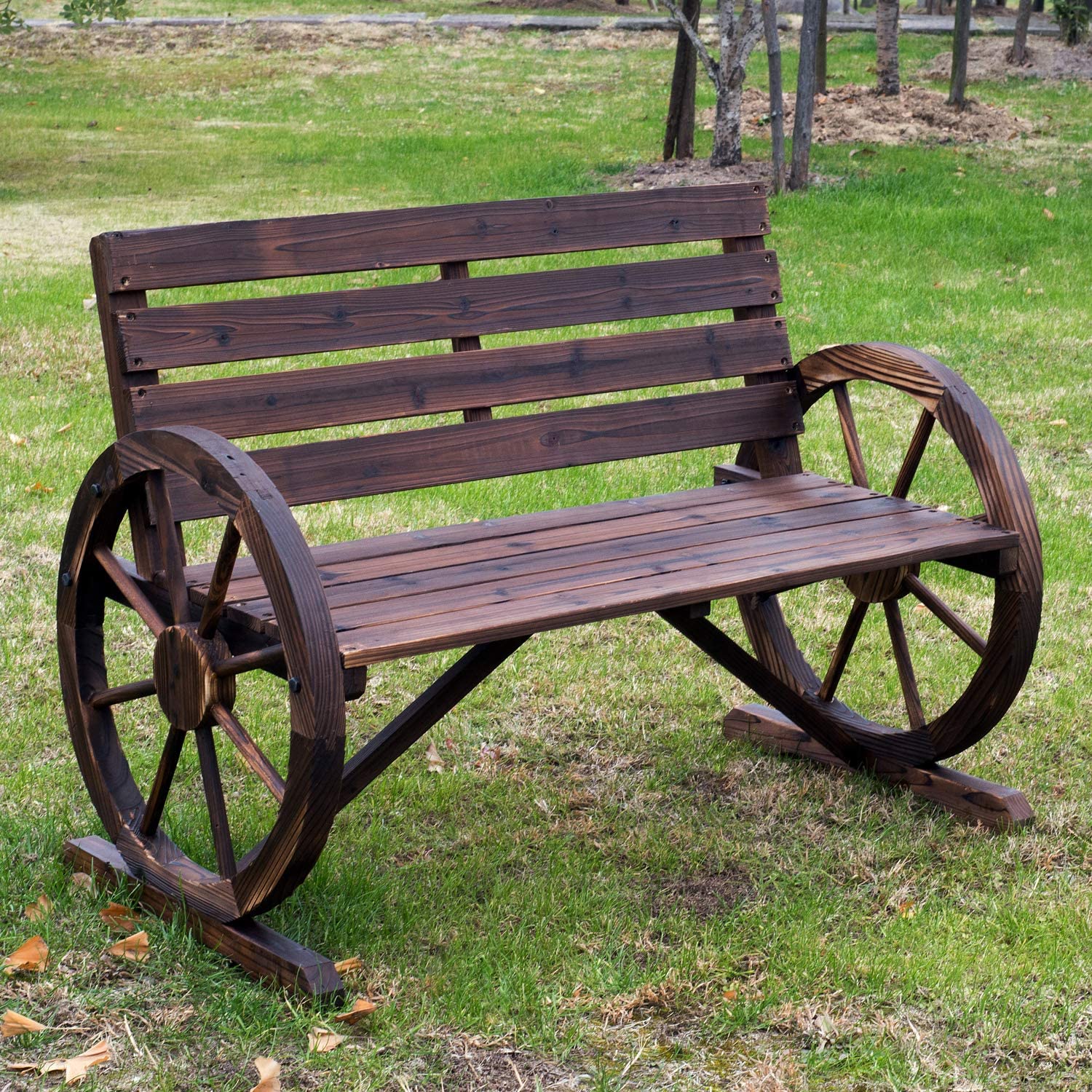 wagon garden bench