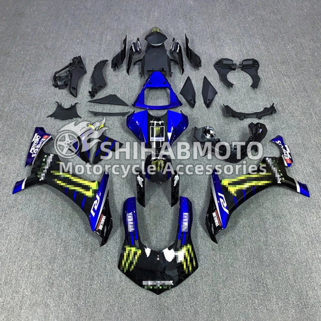 NT Blue White Black Fairing Fit for YAMAHA 2015 2016 2017 YZF R1 Injection Mold ABS Plastics Aftermarket Bodywork Bodyframe 15 16 17 A016