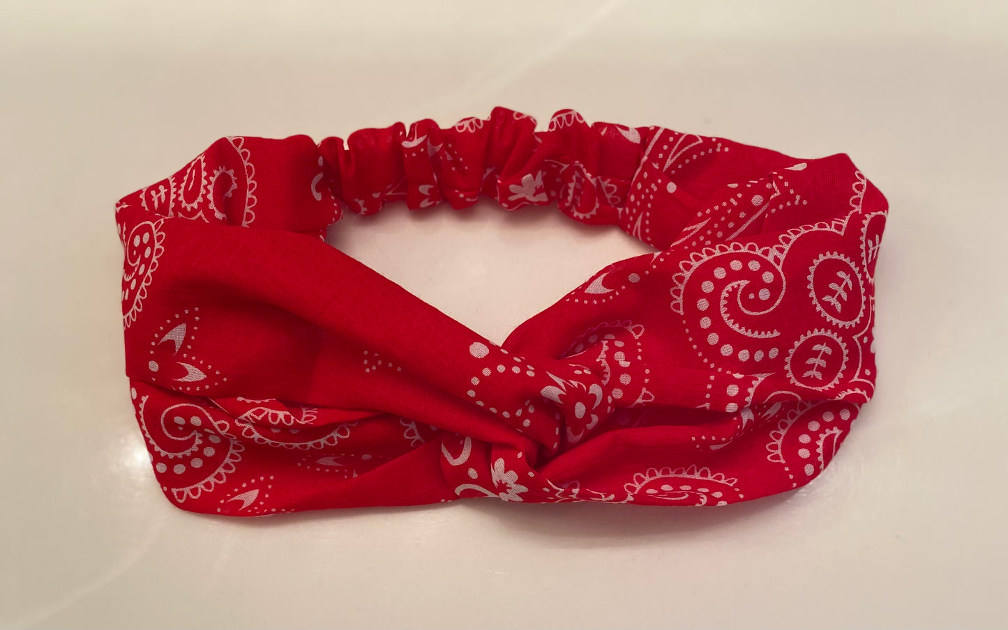 Red Bandana headband