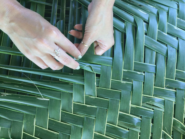Misa jewelry weaving palm leaves