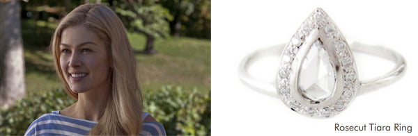 Rosamund Pike in "Gone Girl" with the Rosecut tiara ring