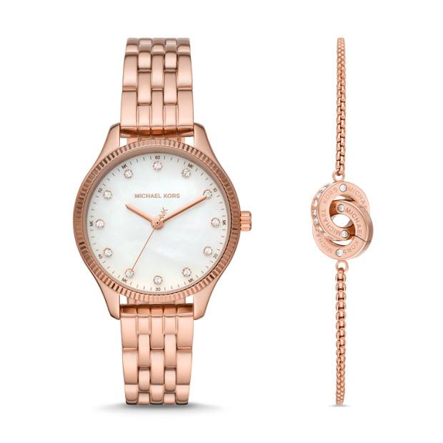 bracelet michael kors rose gold