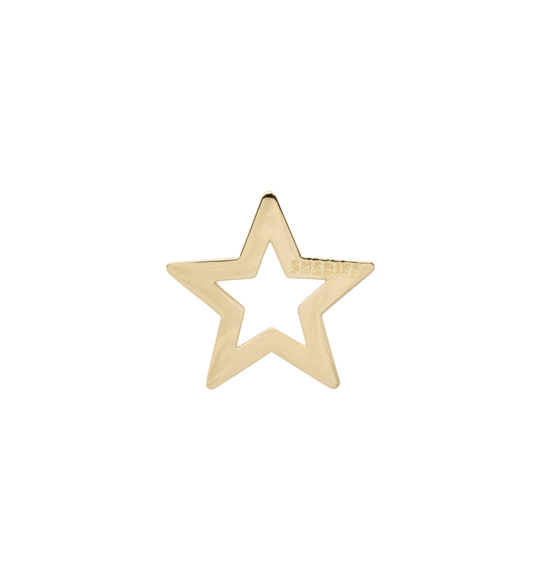 Sheriff Star Necklace Charm Goldplated | Jewellery | Anna + Nina