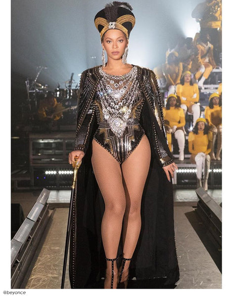 Beyonce perfoming at Coachella 2018