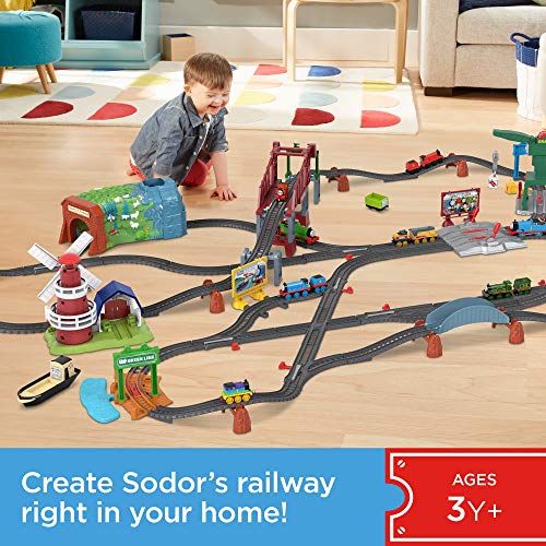 thomas the train all around sodor deluxe set