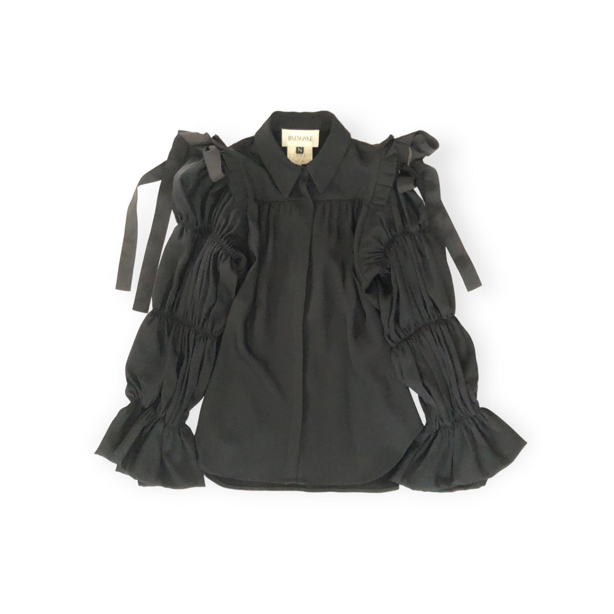 新品 HAENGNAE TAMAGO BLOUSE Black | 新品 HAENGNAE TAMAGO BLOUSE