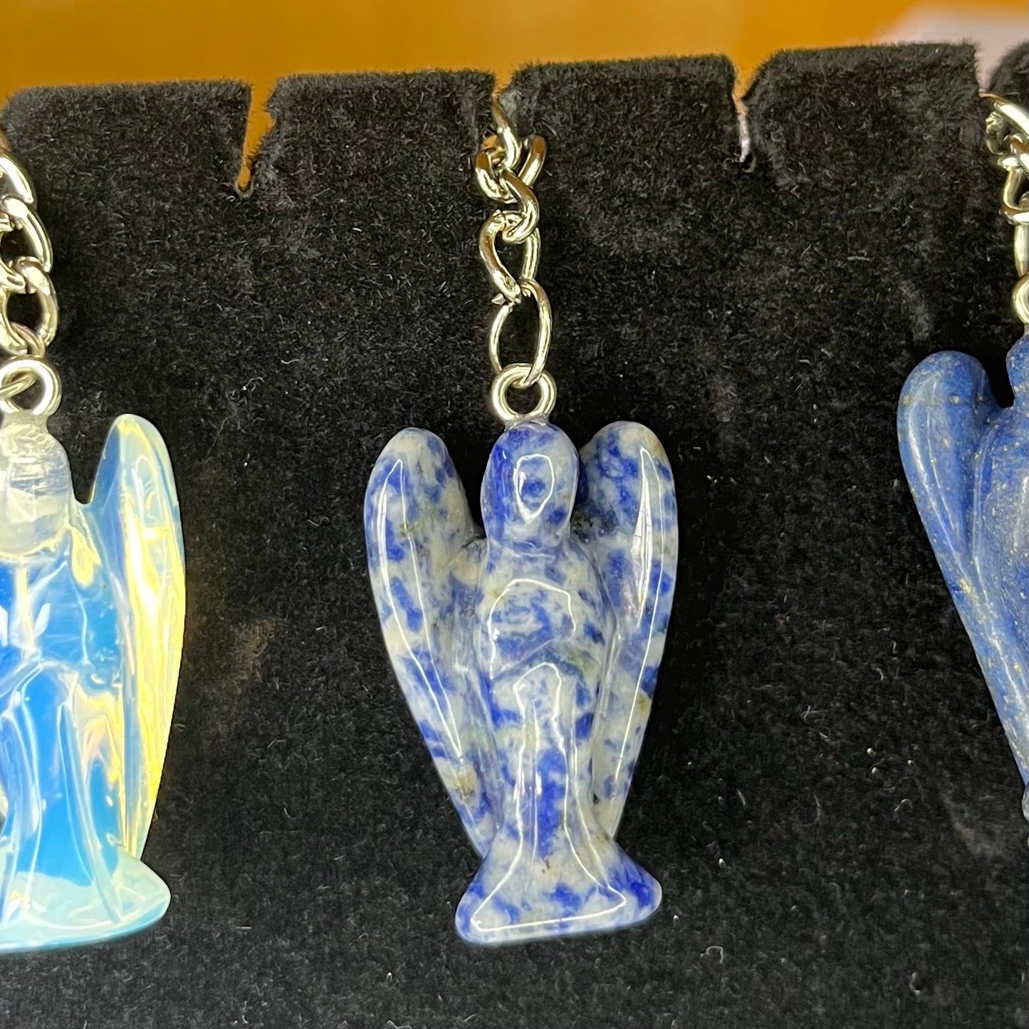 Carved Angel Keychain