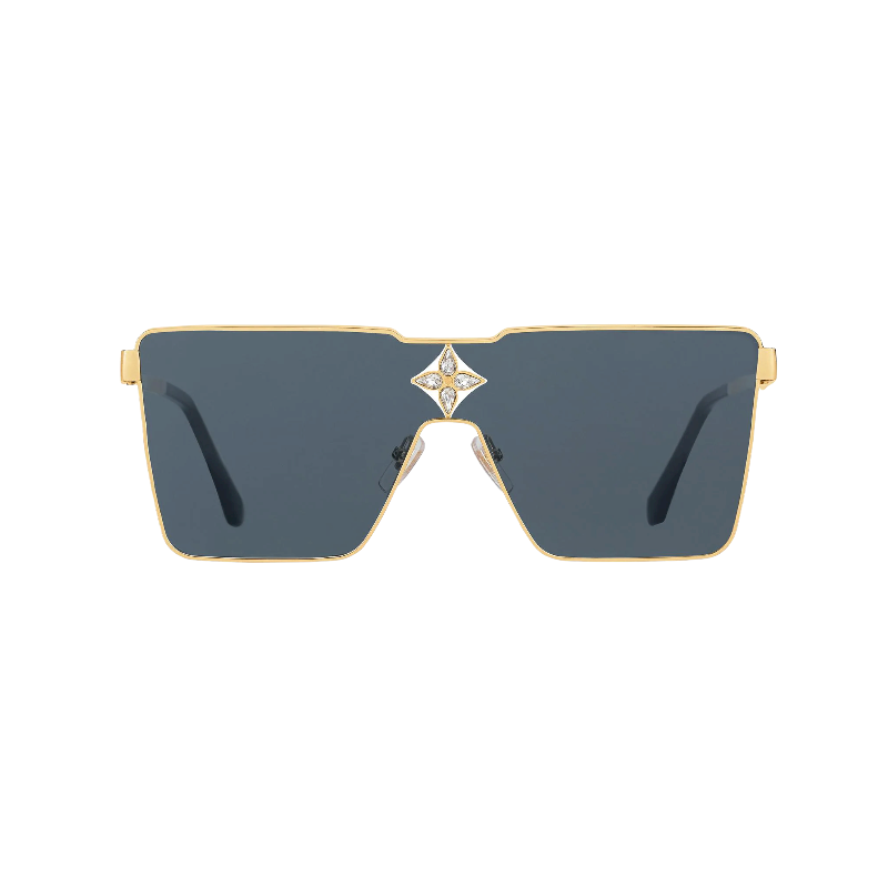 Louis Vuitton Black Monogram LV Waimea Shield Sunglasses Louis